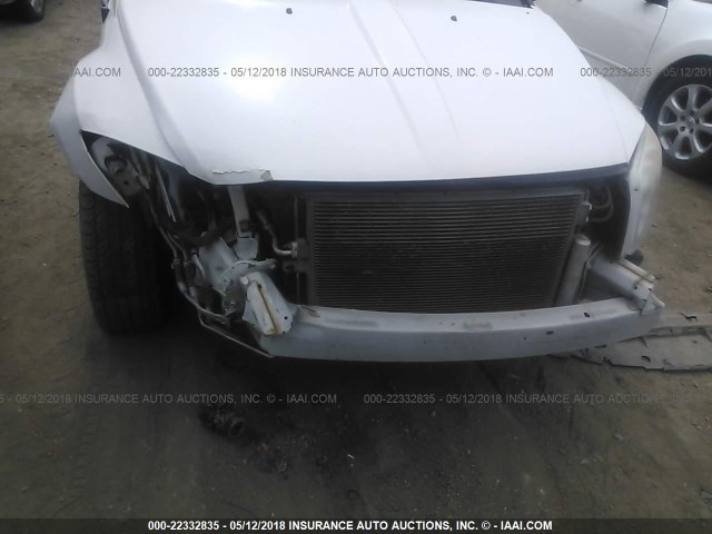 1B3CB4HA6AD602151 - 2010 DODGE CALIBER SXT WHITE photo 6