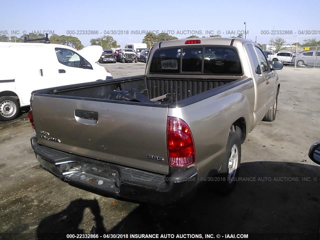 5TETX22N95Z047208 - 2005 TOYOTA TACOMA ACCESS CAB Алтын фото 4