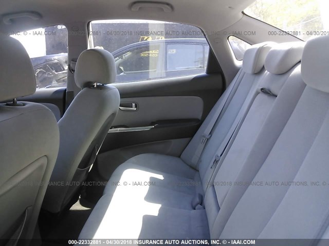 KMHDU46D09U793230 - 2009 HYUNDAI ELANTRA GLS/SE SILVER photo 8