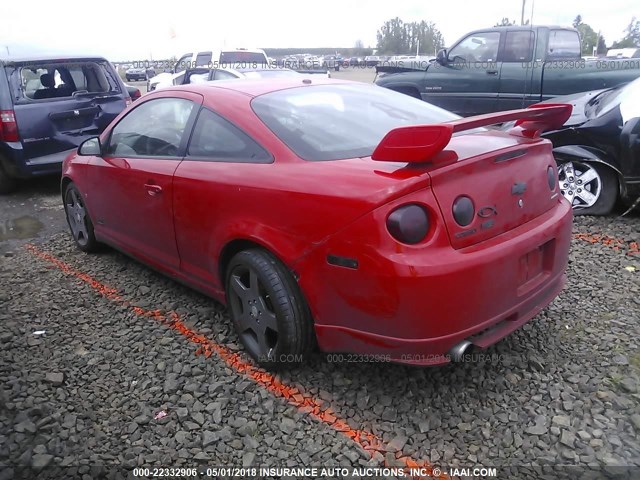 1G1AP11P367735131 - 2006 CHEVROLET COBALT SS SUPERCHARGED RED photo 3