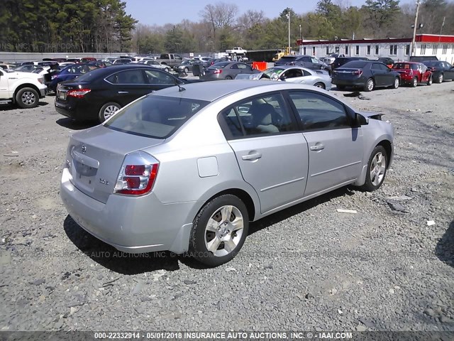 3N1AB61E27L680849 - 2007 NISSAN SENTRA 2.0/2.0S/2.0SL SILVER photo 4