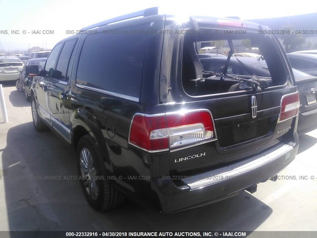 5LMFL28507LJ13090 - 2007 LINCOLN NAVIGATOR L BLACK photo 3