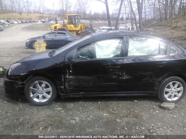 3N1AB6AP4AL648218 - 2010 NISSAN SENTRA 2.0/2.0S/SR/2.0SL BLACK photo 6