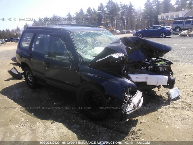 JF1SF65631H768832 - 2001 SUBARU FORESTER S BLACK photo 1