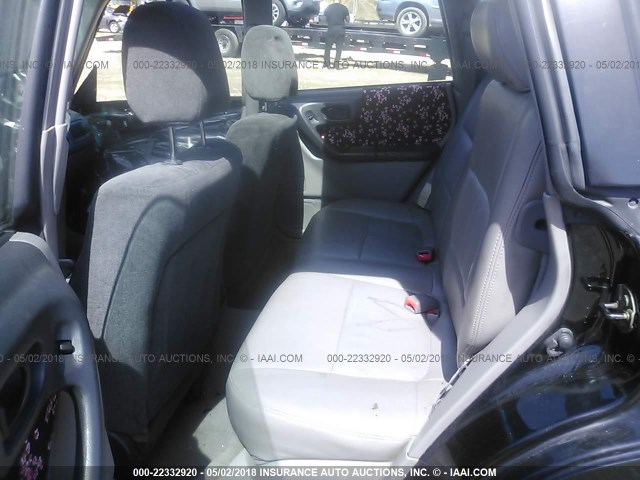 JF1SF65631H768832 - 2001 SUBARU FORESTER S BLACK photo 8
