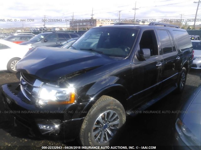 1FMJK1JTXHEA50508 - 2017 FORD EXPEDITION EL XLT/EL KING RANCH BLACK photo 2