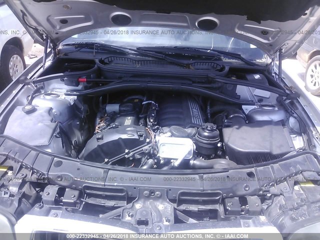 WBXPC93417WF10315 - 2007 BMW X3 3.0SI GRAY photo 10