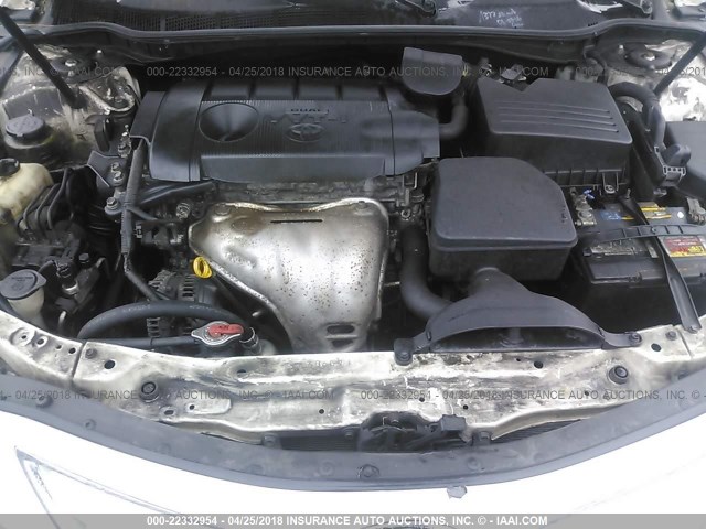 4T1BF3EK6BU756121 - 2011 TOYOTA CAMRY SE/LE/XLE WHITE photo 10