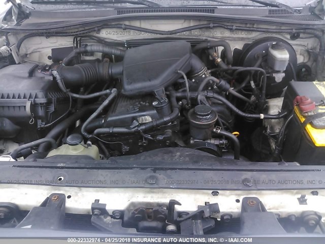 5TETX22N86Z213459 - 2006 TOYOTA TACOMA ACCESS CAB Ақ фото 10