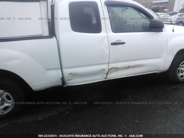 5TETX22N86Z213459 - 2006 TOYOTA TACOMA ACCESS CAB Ақ фото 6