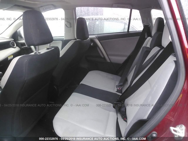 2T3WFREV3JW409978 - 2018 TOYOTA RAV4 ADVENTURE/XLE 红色 照片 8