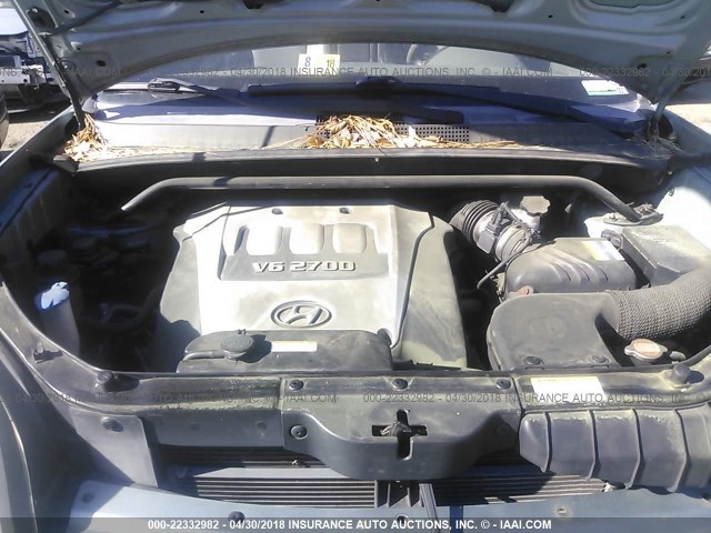 KM8JN12DX6U434564 - 2006 HYUNDAI TUCSON GLS/LIMITED 浅蓝色 照片 10