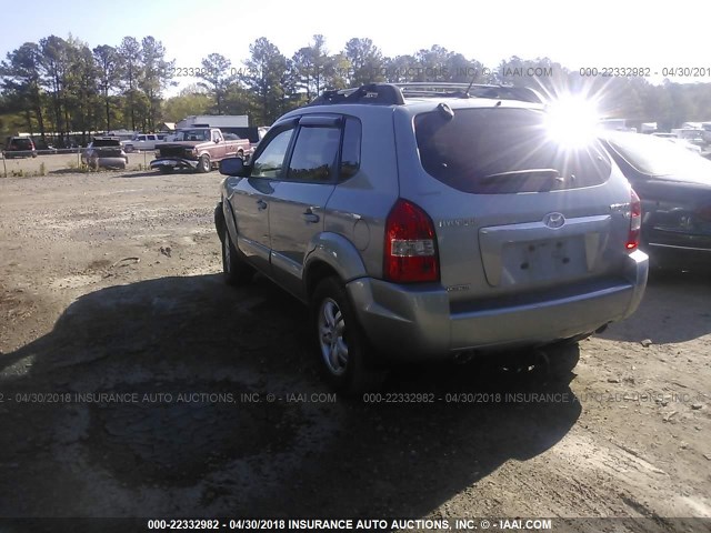 KM8JN12DX6U434564 - 2006 HYUNDAI TUCSON GLS/LIMITED Light Blue photo 3