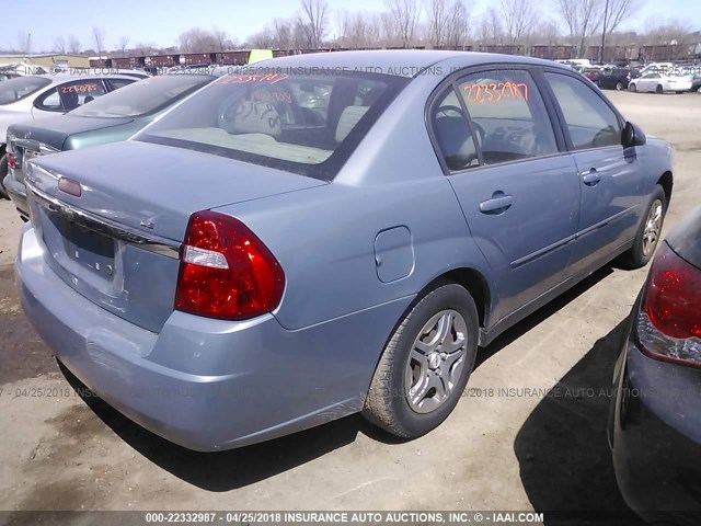 1G1ZS58F07F303612 - 2007 CHEVROLET MALIBU LS 浅蓝色 照片 4