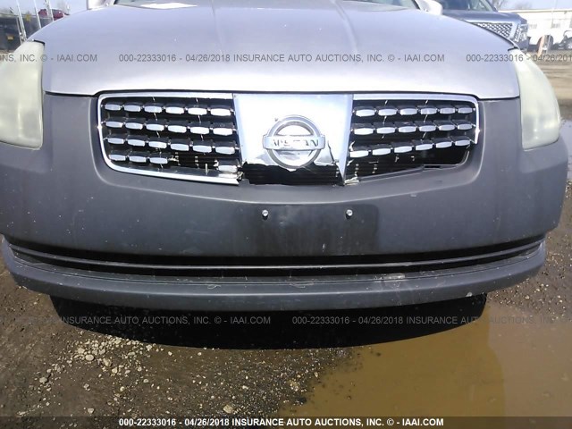 1N4BA41EX6C837066 - 2006 NISSAN MAXIMA SE/SL SILVER photo 6