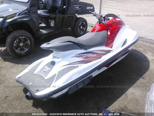 YAMA1716E303 - 2003 YAMAHA WAVERUNNER RED photo 4