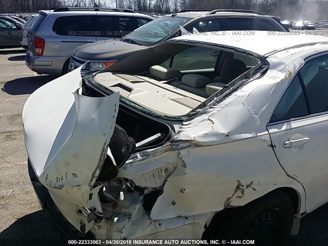 4T1BE46KX9U877025 - 2009 TOYOTA CAMRY SE/LE/XLE WHITE photo 6