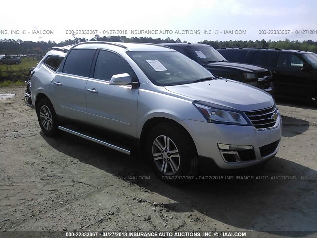 1GNKVHKD4FJ142466 - 2015 CHEVROLET TRAVERSE LT SILVER photo 1