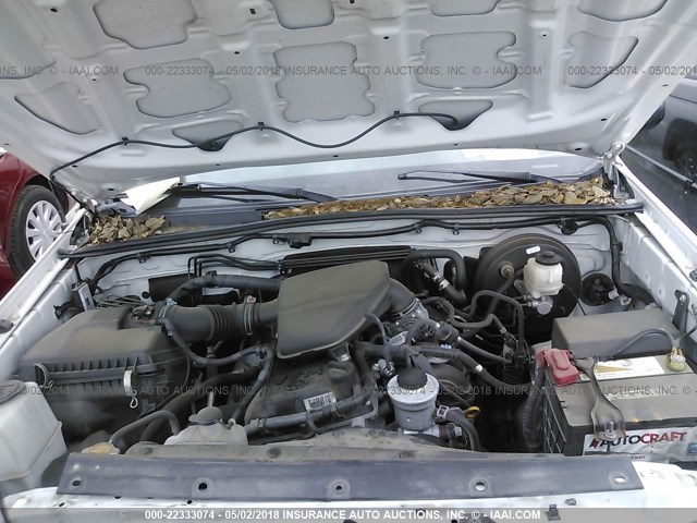 5TFTX4CN1FX054530 - 2015 TOYOTA TACOMA ACCESS CAB Weiß Foto 10