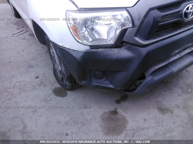 5TFTX4CN1FX054530 - 2015 TOYOTA TACOMA ACCESS CAB Weiß Foto 6