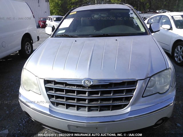 2A8GM68X87R254295 - 2007 CHRYSLER PACIFICA TOURING SILVER photo 6