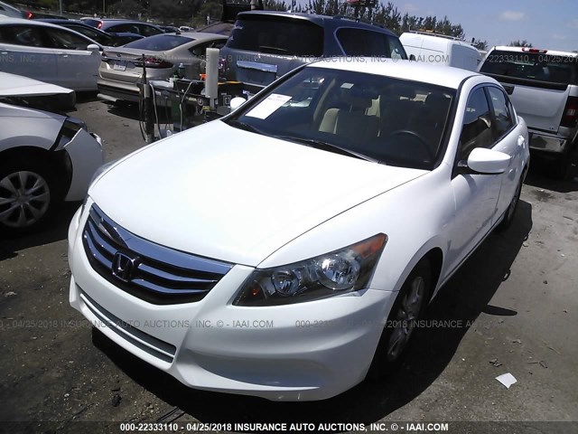 1HGCP2F46CA107987 - 2012 HONDA ACCORD LXP WHITE photo 2