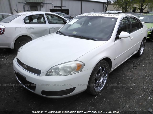 2G1WD58C569180979 - 2006 CHEVROLET IMPALA SUPER SPORT WHITE photo 2