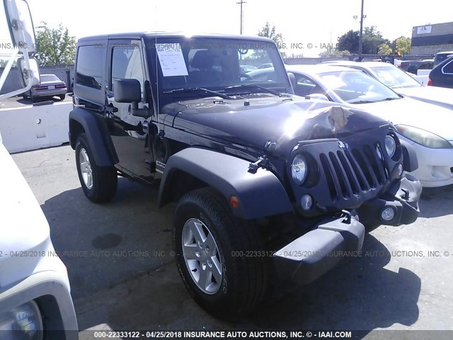1C4AJWAG3EL176255 - 2014 JEEP WRANGLER SPORT Qara foto 1