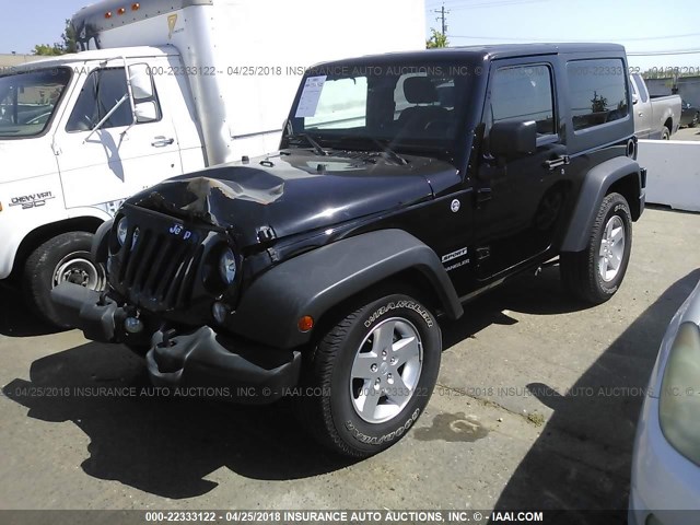 1C4AJWAG3EL176255 - 2014 JEEP WRANGLER SPORT Qara foto 2