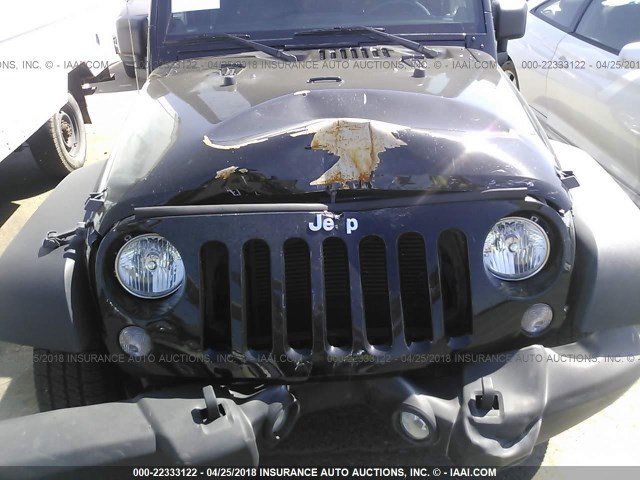 1C4AJWAG3EL176255 - 2014 JEEP WRANGLER SPORT Qara foto 6