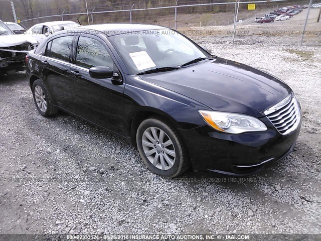 1C3CCBBB0DN515771 - 2013 CHRYSLER 200 TOURING BLACK photo 1