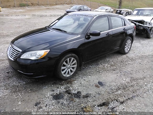 1C3CCBBB0DN515771 - 2013 CHRYSLER 200 TOURING BLACK photo 2