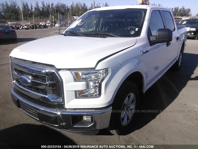 1FTEW1CF1GFC59615 - 2016 FORD F150 SUPERCREW WHITE photo 6