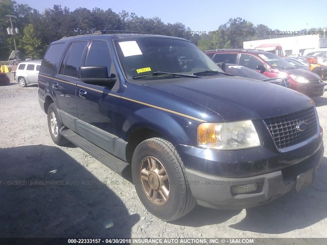 1FMRU15W13LB97144 - 2003 FORD EXPEDITION XLT ლურჯი ფოტო 1