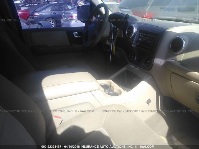 1FMRU15W13LB97144 - 2003 FORD EXPEDITION XLT ლურჯი ფოტო 5