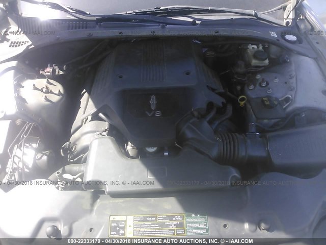 1LNFM87A16Y615609 - 2006 LINCOLN LS 银色 照片 10