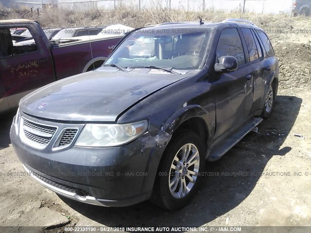 5S3ET13M172801305 - 2007 SAAB 9-7X 5.3I GRAY photo 2