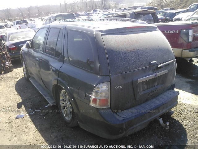 5S3ET13M172801305 - 2007 SAAB 9-7X 5.3I GRAY photo 3