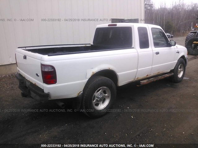 1FTZR45EX5PA48404 - 2005 FORD RANGER SUPER CAB WHITE photo 4