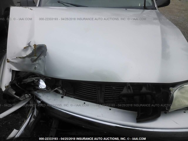 5TEWM72N44Z353234 - 2004 TOYOTA TACOMA XTRACAB SILVER photo 10