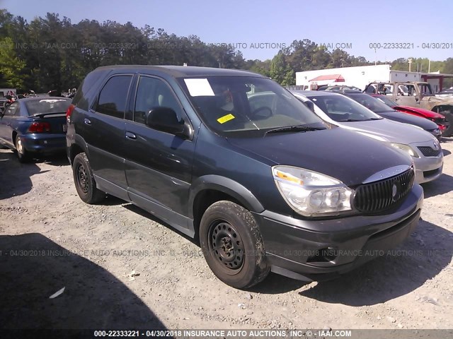 3G5DA03E94S533864 - 2004 BUICK RENDEZVOUS CX/CXL BLUE photo 1