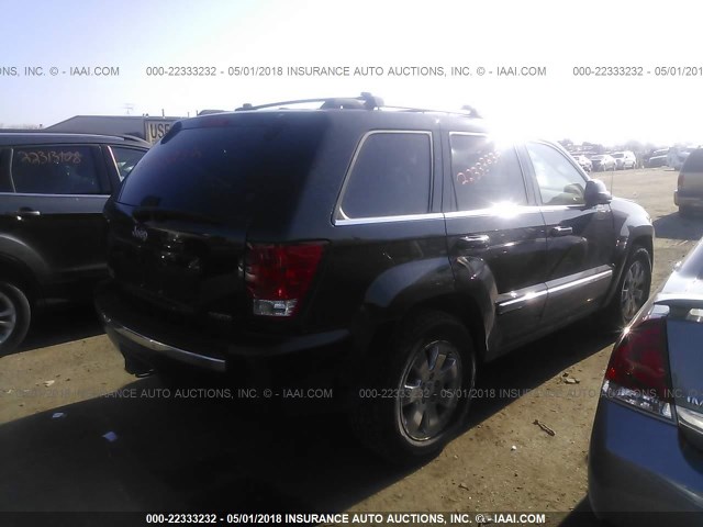 1J8HR58238C174367 - 2008 JEEP GRAND CHEROKEE LIMITED BLACK photo 4