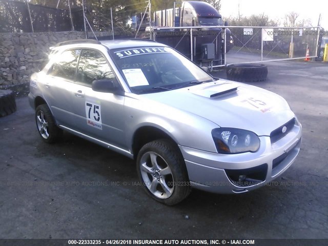 JF1GG29694G812879 - 2004 SUBARU IMPREZA WRX SILVER photo 1