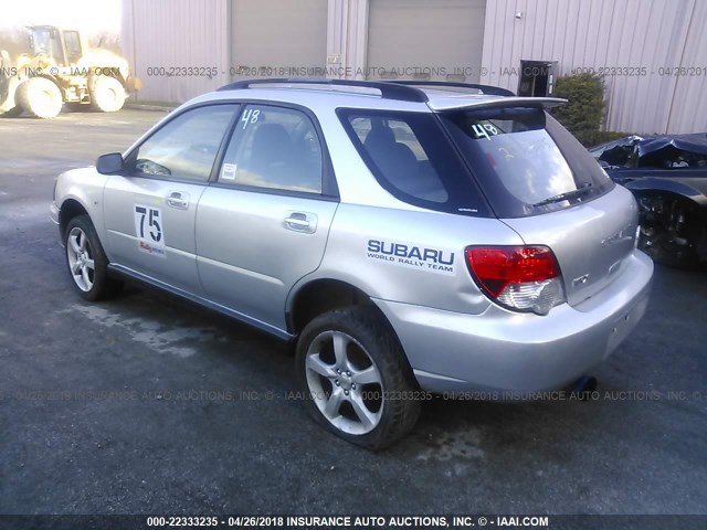 JF1GG29694G812879 - 2004 SUBARU IMPREZA WRX SILVER photo 3