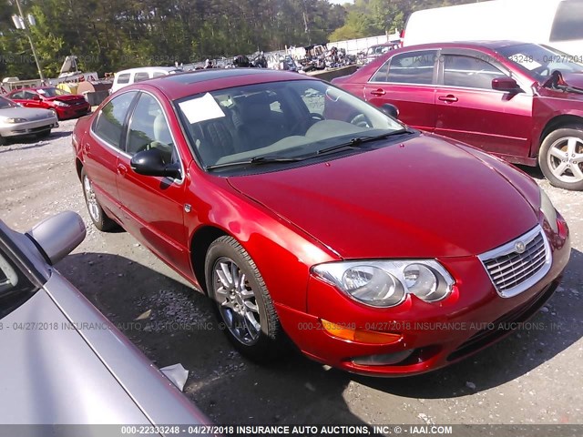 2C3AE66G32H157702 - 2002 CHRYSLER 300M RED photo 1