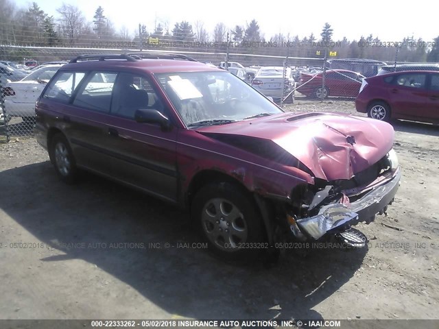 4S3BG6857W7644621 - 1998 SUBARU LEGACY 30TH ANN OUTBACK/LTD/SPT BURGUNDY photo 1