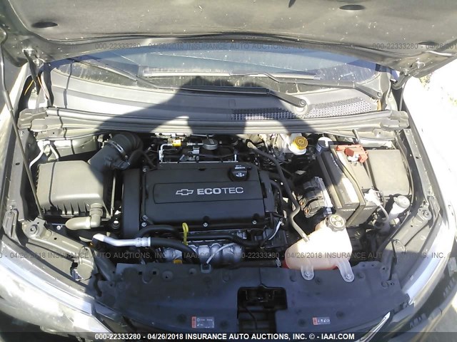 1G1JB5SG1H4117881 - 2017 CHEVROLET SONIC LS 灰色 照片 10