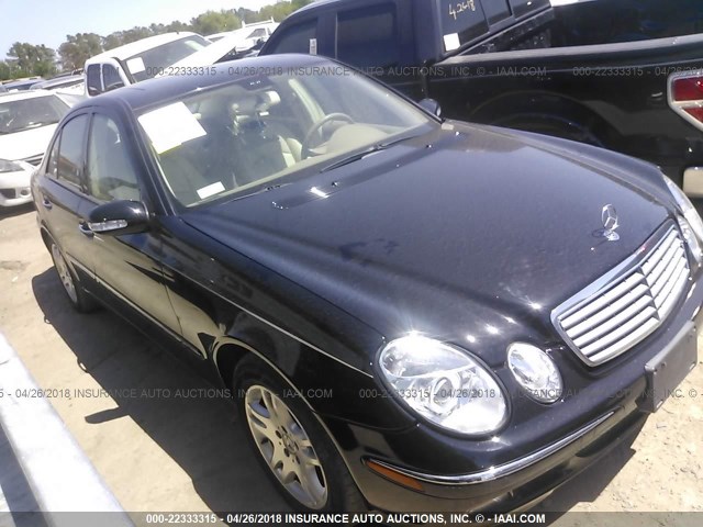 WDBUF26J45A613430 - 2005 MERCEDES-BENZ E 320 CDI BLACK photo 1