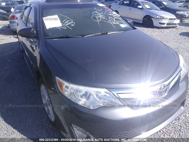 4T4BF1FK7DR325153 - 2013 TOYOTA CAMRY L/SE/LE/XLE GRAY photo 6