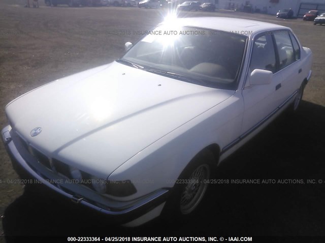 WBAGC8314MDC79878 - 1991 BMW 750 IL AUTOMATIC WHITE photo 2